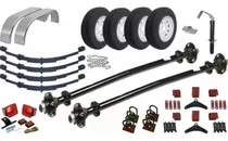 Comprar Kit Completo Para Remolque Dos Ejes 3500 Kg Tandem 7000 Lb 