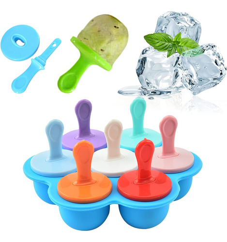 Moldes Para Paletas De Hielo De Silicona, Molde Para Hielos