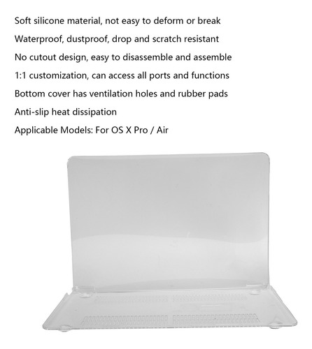 Funda Protectora De Silicona Transparente Para Ordenador Por