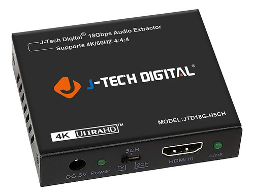 J-tech Digital 4k 60hz Hdmi Audio Extractor Convertidor Spdi