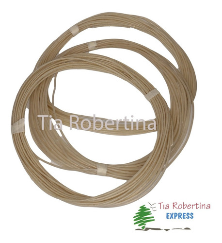 Imagen 2 de 3 de Pabilos Para Cera De Soja Rollos X 10 Mt N° 15-a / 85