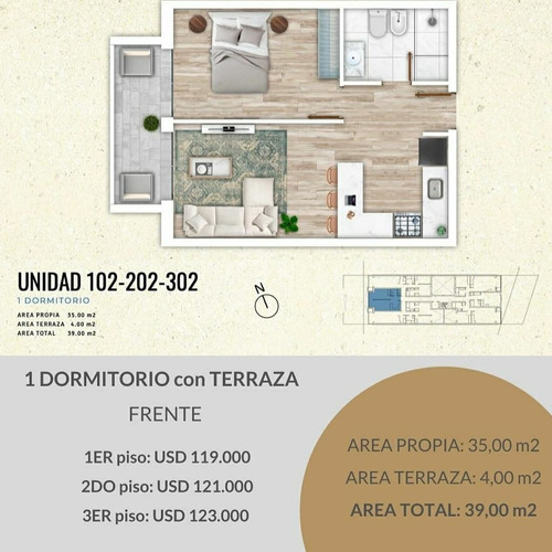 Imagen 3 de 8 de Ideal Inversion O Vivienda A Mts De Rambla Malvin