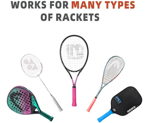 Cinta De Agarre Para Raqueta De Tenis, 10 Unidades, Verde