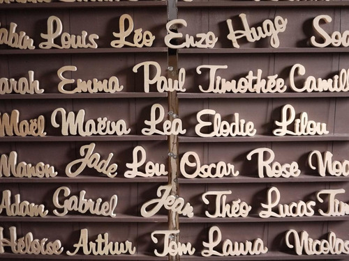 Nombre Personalizado Madera Mdf Pedido Especial Mdf 3mm