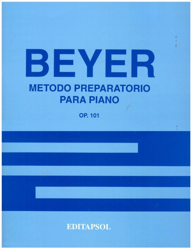 Método Preparatorio Para Piano Op.101.