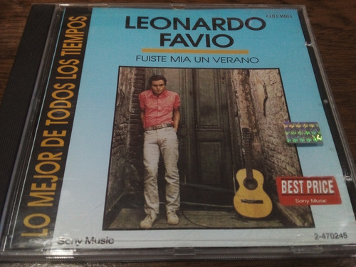 Cd - Leonardo Favio - Fuiste Mía Un Verano