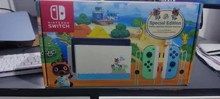 Nintendo Switch 32gb Edición Animal Crossing + Accesorios