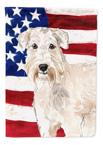 Caroline's Treasures Ck1709gf Patriotic Usa Wheaten Terrier 