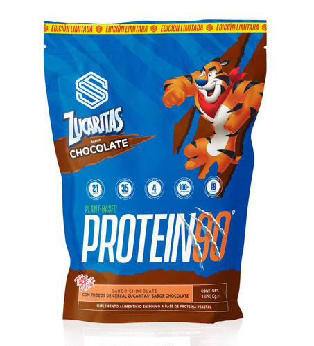 Protein90 Con Zucaritas Proteína Vegetal S Supplement 1.05kg Sabor Chocolate