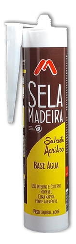 Sela Madeira Mastiflex Acrílico Branco Tubo 310ml