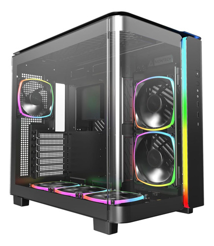 Montech King 95 Pro Dual-cámara Atx Atx Case De Juegos De Pc