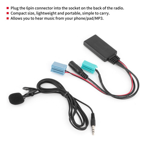 Cable De Entrada Auxiliar Estéreo Bluetooth Clio Espace Mega