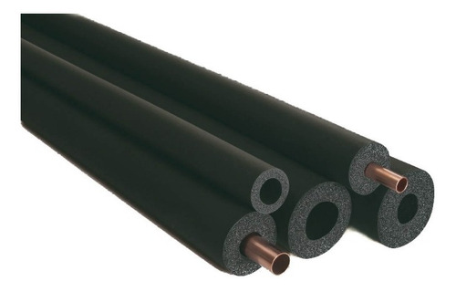 Imagen 2 de 6 de Aislacion Aire Acondicionado Tubo Negro 1/2 2 Metros X 6mm