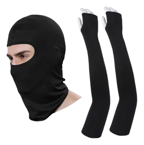 comprar Balaclava Pasamontaña Y Mangas Uv Protectoras Combo Tactico