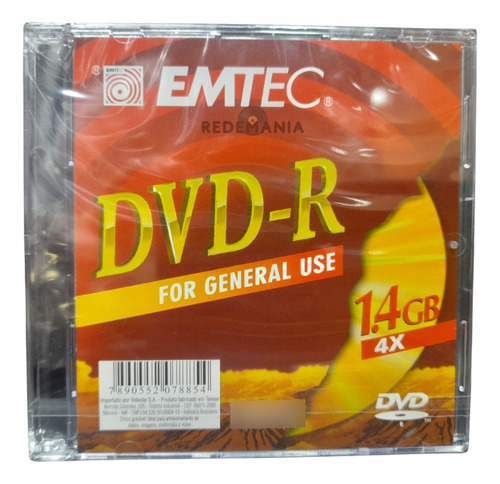 10 Emtec Mini Dvd-r 1.4gb 30min Filmadora Gamecube