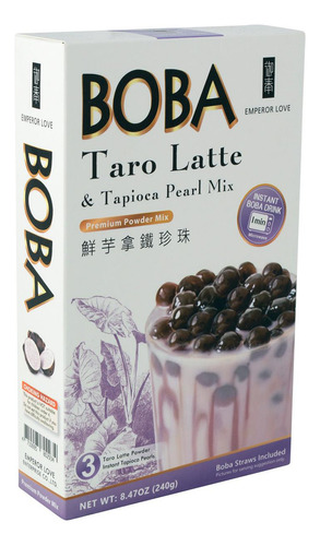 Tapioca Instantánea Sabor Taro Latte, Emperor Love, 240 G