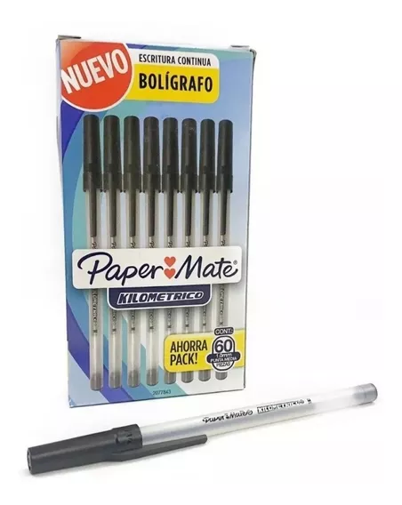 Boligrafo Paper Mate Kilometrico 1.0mm X 20 Unidades