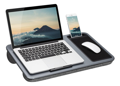 Soporte Para Notebook, Bandeja Con Mouse Pad Y Celular