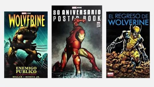 Marvel Super Pack - 2 Comics + 1 Libro Posters, De Romita. Editorial Marvel, Tapa Dura En Español