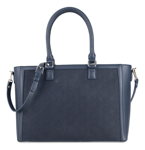 Bolsa Tote Cloe Oreli Grande Color Azul marino