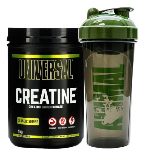 Creatina Monohydrate 1kg + Shaker - Universal Nutrition