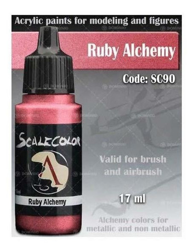 Scalecolor Sc-90 Acrilico Ruby Alquimia 17 Ml