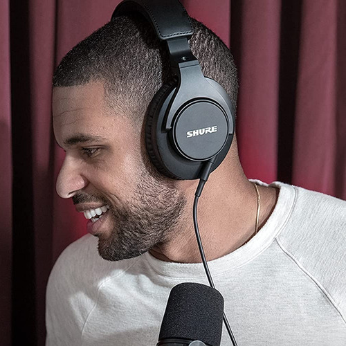 Auriculares Profesionales Shure Srh440a Para Estudio Color Negro