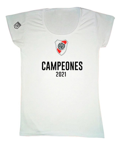 Remera River Plate Campeon 2021 Copa Liga El Mas Grande Spum