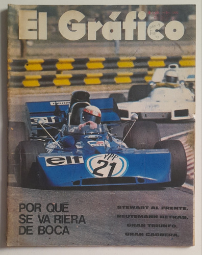 Revista El Grafico 2729 - Stewart Reutemann 1972