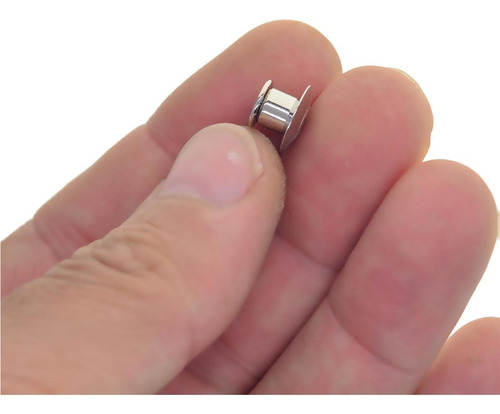 = 24x Segurança Metal Pin Backs Travando Pin Keepers Prata