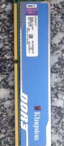 Memoria RAM Blu gamer color azul 2GB 1 HyperX KHX1333C9D3B1/2G