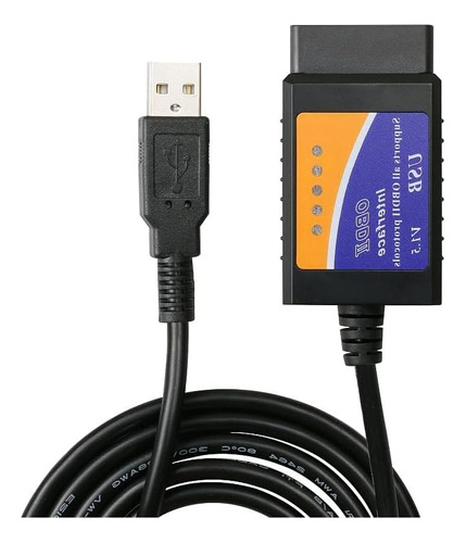 Obd2 Adaptador Usb Elm327 V1.5 Dispositivo De Diagnostico De