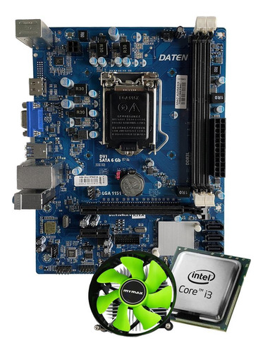 Kit Upgrade Placa Mãe H110 Intel Core I3-7100 E Cooler