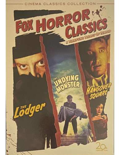 Fox Horror Classics. A Trilogy Of Terror. 3 Peliculas. Dvd.