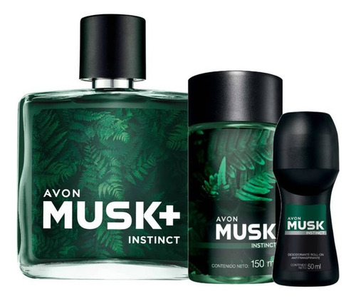 Set X 3 Perfume Musk + Instinct - mL a $52283