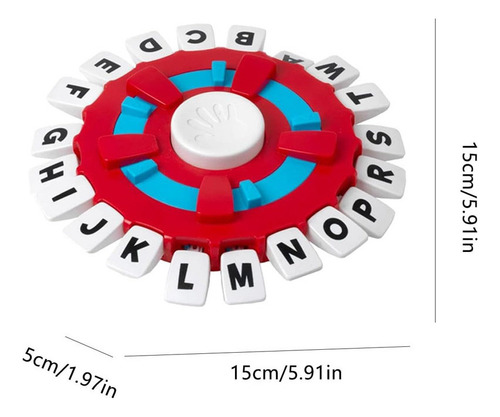 Juego De Mesa Familiar De Ritmo Rápido Crazy Alphabet Game