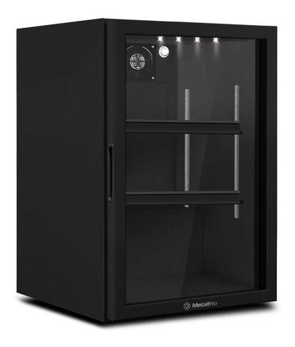 Refrigerador Expositor 106l Vb11rl Preto 220v - Metalfrio