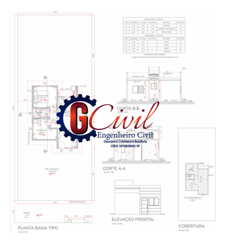 Projeto Minha Casa Minha Vida 3 Em 1 - Cad