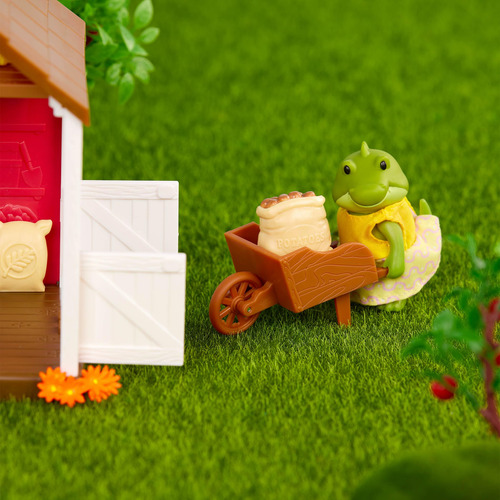 Juego De 4 Figuras De Cocodrilo Posables Y Libro De Cuentos