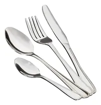 Comprar Juegos De Cubiertos Cucharas Tenedores De Metal Sencillo 