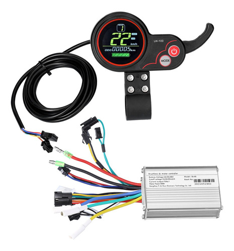 Kit Eléctrico De Controlador De Motor Para Bicicleta Scooter