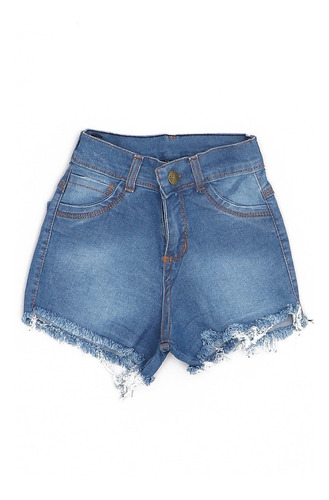 Short De Jean Nena Temporada Verano Kids Niña Comodos Nuevos