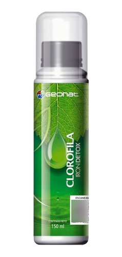 Geonat Clorofila Iron Detox Bebible Detoxifica El Cuerpo