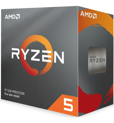 Procesador Amd Ryzen 5 3600x Gamer 6 Core Am4 Tranza