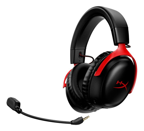 Audifonos Hyperx Cloud Iii Wireless Red Color Negro Luz Verde