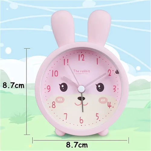 A Reloj Despertador Infantil Silencioso Con Forma De Conejo