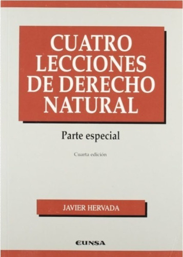 Libro- Cuatro Lecciones Sobre Derecho Natural