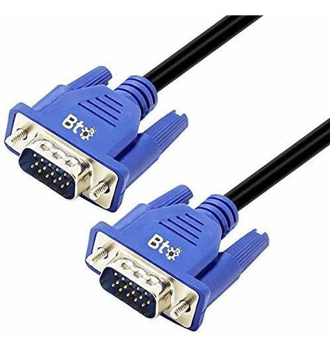 Bto Vga A Vga Cable 6 Pies De Largo Pc Monitor De Ordenador