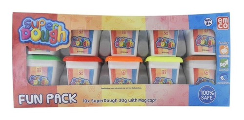 Juego De Masas Didáctico Super Dough Fun Pack 10 6104 E Full