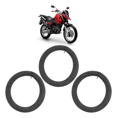 Kit Câmara Ar Crosser 150 90/90-19 3 Peças Com Bico Válvula Tipo da válvula Schrader